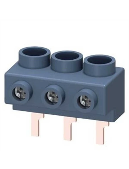 Siemens 3RV1915-5A S0 Ve S00 Boyutundaki 3 Fazli Baralar Için 3 Fazli Besleme Terminali ürün görseli 1