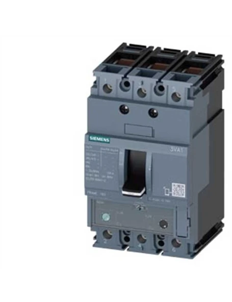 Siemens Sentron 3VA1110-5EF36-0AA0 Termik Manyetik Şalter 100A 3 Kutuplu 55kA TM240 Termik Ayar 70-100A Manyetik Ayar 500-1000A ürün görseli 1