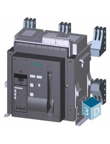 Siemens 3WT8402-5UA71-0AA2 Açık Tip Güç Şalterleri Çekmeceli Tip 4000A 66Ka 2No 2Nc Kontaklı ürün görseli 1