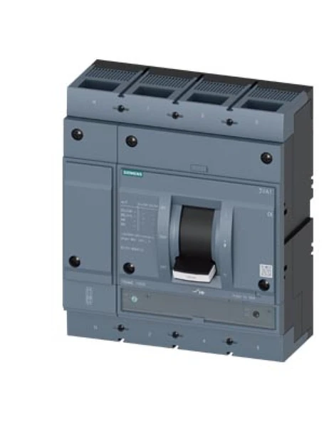 Siemens Sentron 3VA1580-5EF42-0AA0 Termik Manyetik Şalter 800A 4 Kutuplu 55kA TM240 Termik Ayar 560-800A Manyetik Ayar 4000-8000A ürün görseli 1