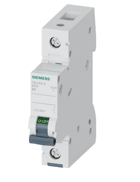 Siemens 5SL4104-6 | 1 Faz 4A B Tipi 10kA Monofaze Otomatik Sigorta ürün görseli 1