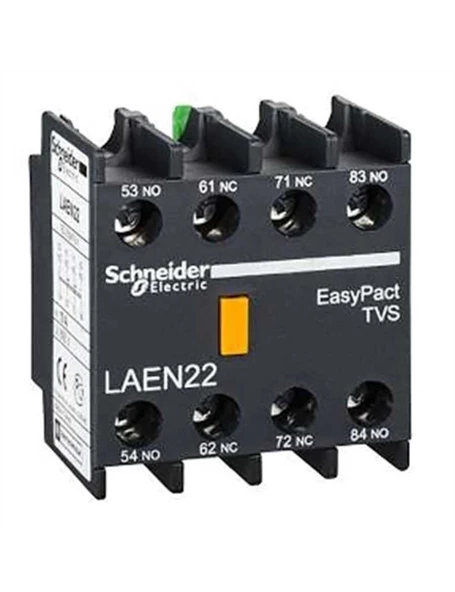 Schneider LAEN22 Easypact Tvs-Yardımcı Kontak Bloğu-2 Na 2 Nk-Vidalı-Kelepçe Terminalleri ürün görseli 1