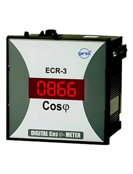 ENTES M0034 ECR-3 96X96 220VAC T/İ Elektronik CosQmetre ürün görseli 1