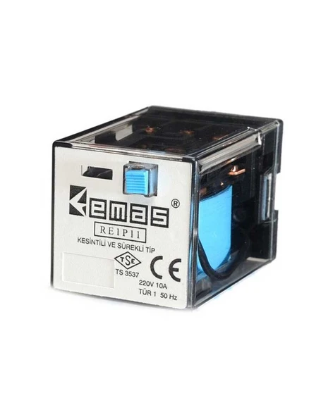 Emas RE1P11DC024 RE1 24VDC 3 Kontak 3 Kontak 11 Pin Endüstriyel Röle ürün görseli 1