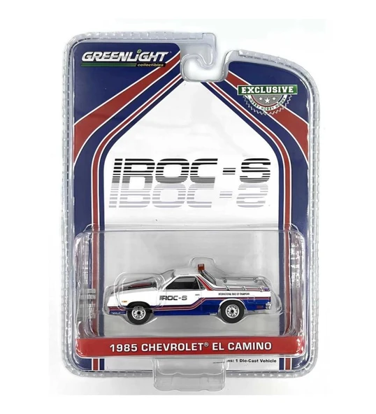 Greenlight 1985 Chevrolet El Camino SS Pace Truck IROC-S 1/64 Model Araba ürün görseli 1