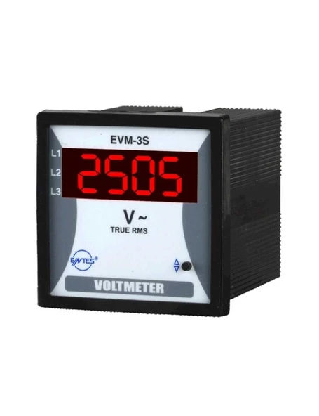 Entes M0028 EVM-3S-72 3 Fazlı Voltmetre ürün görseli 1