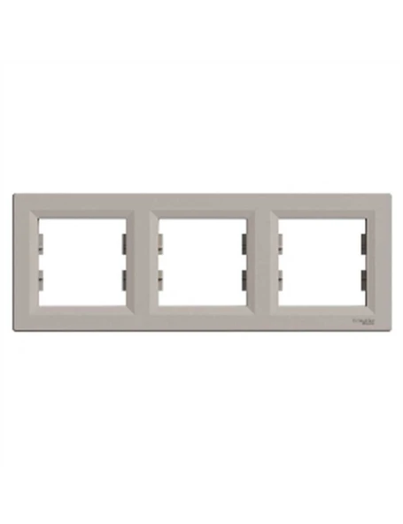 Schneider Asfora Bronz Üçlü Çerçeve - EPH5800369 ürün görseli 1