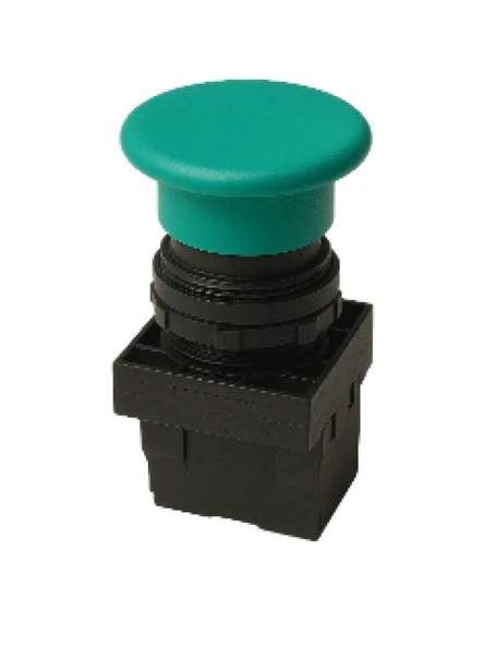 Emas B100MK B Serisi Plastik 1NO Yaylı 40 mm Mantar Kırmızı 22 mm Buton ürün görseli 1