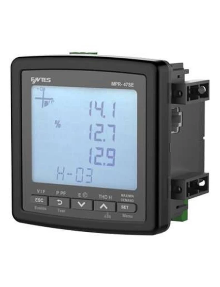 Entes M4842 MPR-47SE 96x96 Şebeke Analizörü 50-270VAC/DC RS-485 ürün görseli 1