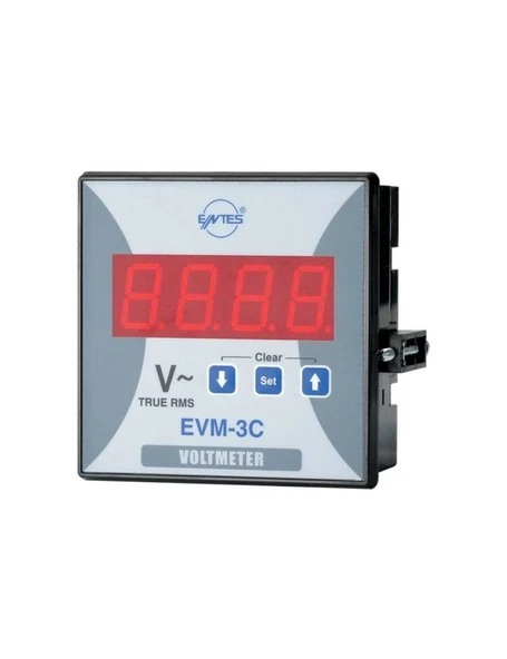 ENTES M0025 EVM-3C-96 Alarm Kontaklı Voltmetre ürün görseli 1