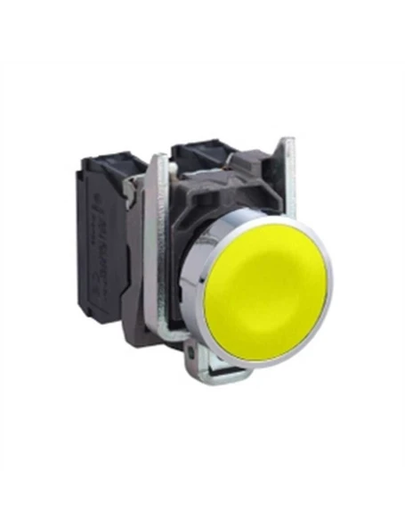 Schneider XB4BA51 22 mm Sarı Yaylı Buton ürün görseli 1