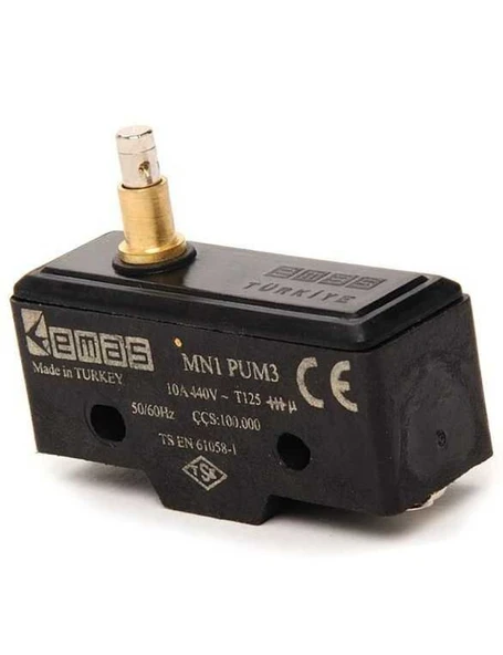 Emas MN1PUM3 Metal İnce Pimli 1CO MN1 Serisi Plastik Mini Switch ürün görseli 1