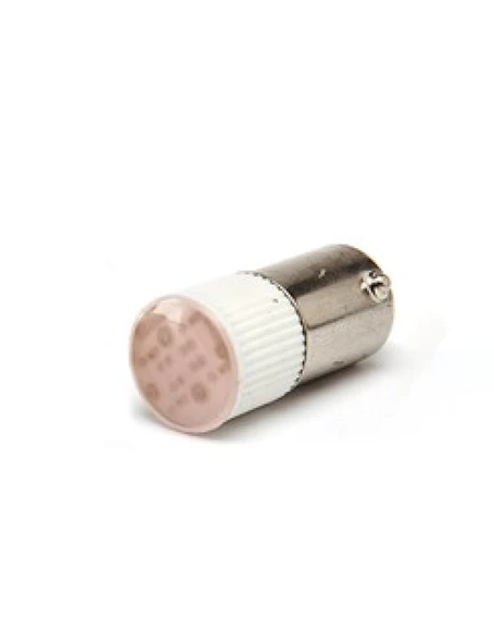 Emas LED220K Aksesuar 100-230V AC Kırmızı Ba9S Duylu LED Ampül ürün görseli 1