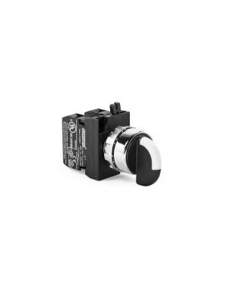 Emas CM101S30 CM Serisi Metal 2NO (II-0-I) 60° Seçici Kalıcı 22 mm Buton ürün görseli 1