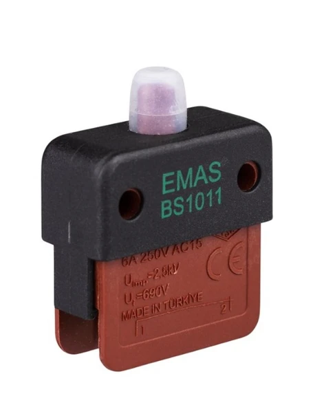 Emas BS1011E Ani Hareketli 1NC Etanjlı BS Serisi Buton Switch ürün görseli 1