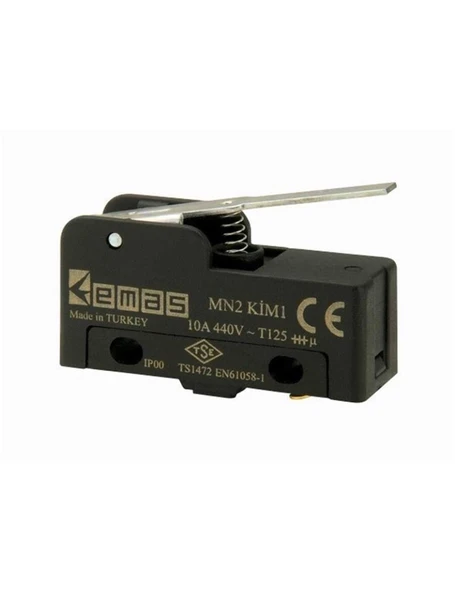 Emas MN2KIM1 Metal Kısa Kollu 1CO MN2 Serisi Plastik Mini Switch ürün görseli 1