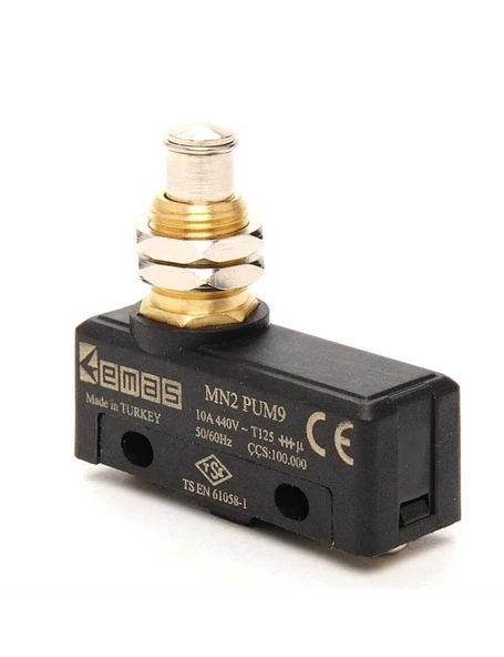 Emas MN2PUM9 Metal Kalın Pimli 1CO MN2 Serisi Plastik Mini Switch ürün görseli 1