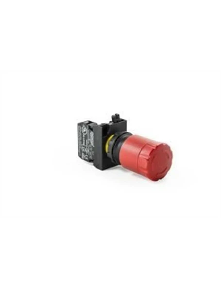 Emas CP200E30 CP Serisi Plastik 1NC Acil Stop 30 mm Çevirmeli Kırmızı 22 mm Buton ürün görseli 1