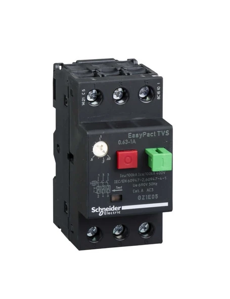 Schneider GZ1E05 Motor Koruma Şalteri 0,63-1A ürün görseli 1