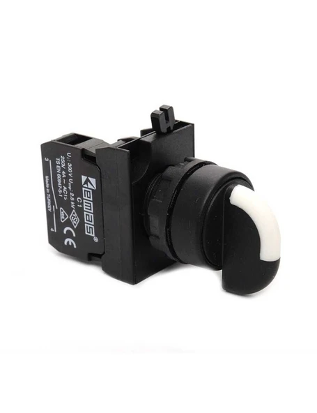 Emas CP100S20 CP Serisi Plastik 1NO (0-I) 60° Seçici Kalıcı 22 mm Buton ürün görseli 1