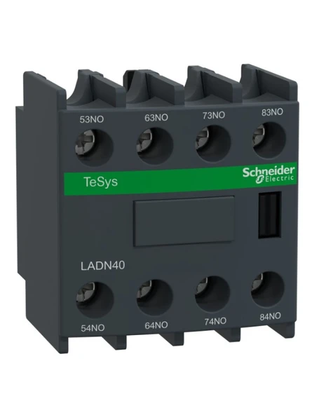 Schneider LADN40 Yardımcı Kontak Bloğu 4 Na Vidalı ürün görseli 1