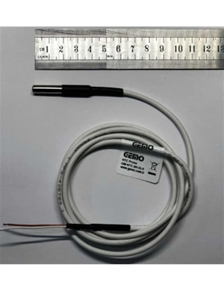 Gemo GM-NTC-6H-SLK Rekorsuz NTC Sıcaklık Algılayıcı 1,5m Silikon Kablolu (2 telli) ürün görseli 1