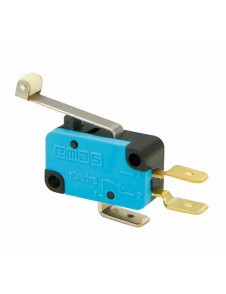Emas MK1MIP2 Plastik Uzun Kollu Makaralı 1CO MK1 Serisi Mikro Switch ürün görseli 1