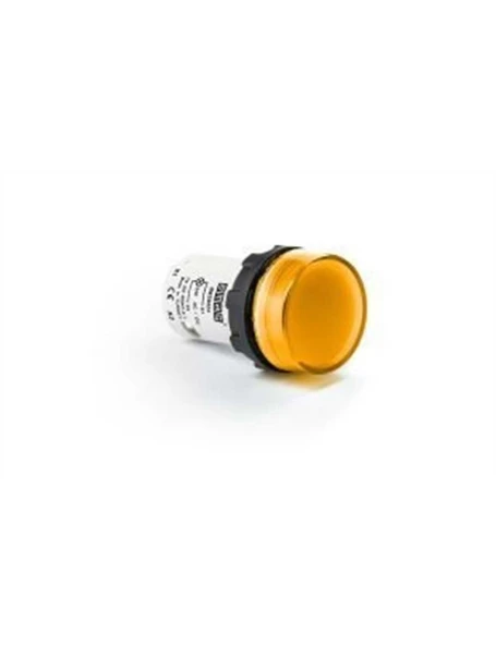 Emas MBSD024S MB Serisi Plastik LED'li 24V AC/DC Sarı 22 mm Sinyal ürün görseli 1
