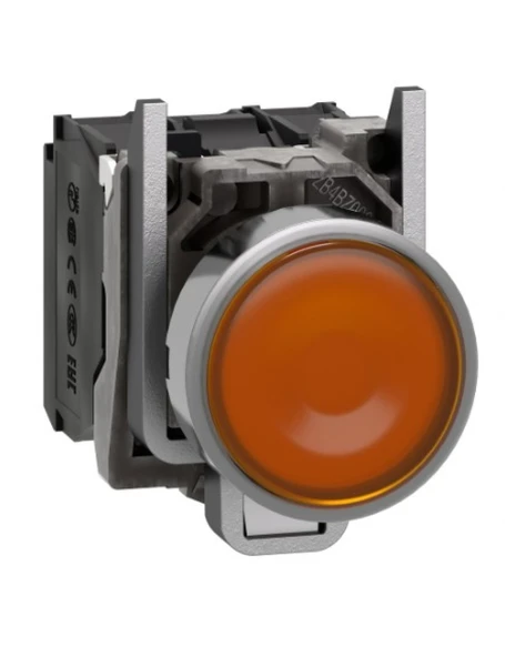 Schneider XB4BW35M5 22 mm Turuncu Yaylı Işıklı Buton 1 Na 1 Nk ürün görseli 1