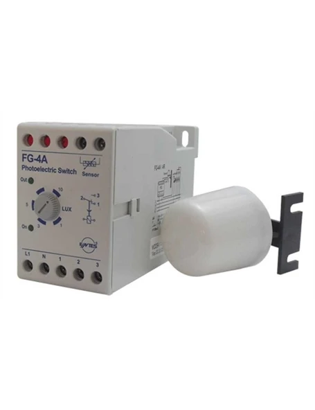 Entes M0094 FG-4A Fotosel Röle 1–10 Lux Ayarlı Röle Çıkışlı 190–255VAC ürün görseli 1