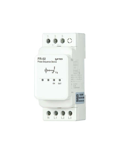 ENTES M3559 FR-02 Motor (Faz Sıralı) Koruma Rölesi 1C/O Kontak ürün görseli 1