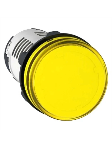 Schneider XB7EV05MP 22 mm Ledli Sinyal Lambası 230 V Sarı ürün görseli 1