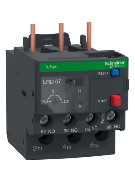 Schneider LRD07 Tesys D Termik Asiri Akim 1.6-2.5A Cl10A ürün görseli 1