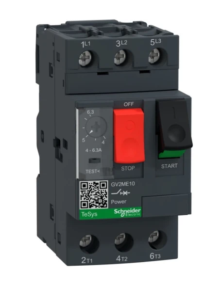 Schneider GV2ME10 Motor Koruma Şalteri 4-6,3A ürün görseli 1
