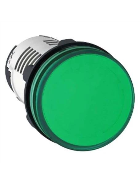 Schneider XB7EV03MP 22 mm Ledli Sinyal Lambası 230 V Yeşil ürün görseli 1
