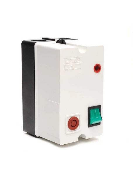 Emas HJ11A09UI HJ Serisi 9A 220-230V/50-60HZ Anahtar+Reset Buton+Sinyalli 2,50-3,70A Termikli Kutulu Kontaktör ürün görseli 1