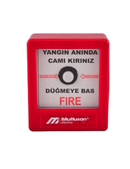 MUTLUSAN 028 120 000001 İKAZ BUTONU ( KARE ) ürün görseli 1