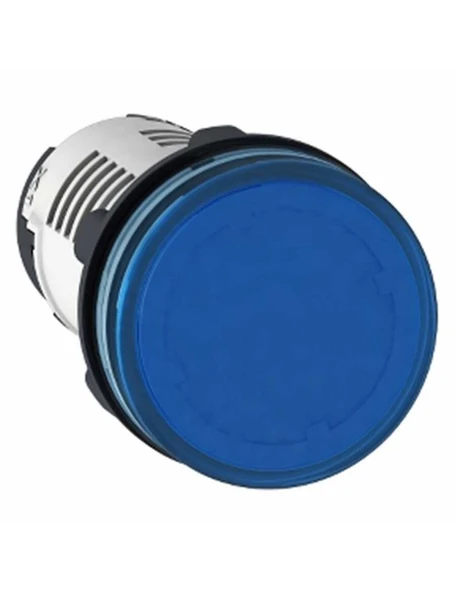 Schneider XB7EV06MP 22 mm Mavi Sinyal Lambası 230V Led ürün görseli 1