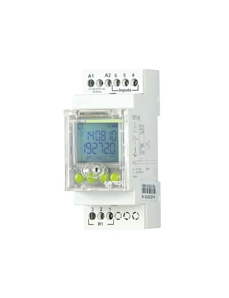 Entes M3312 ERTC-101 Sayıcı/Pals 10-30VAC/DC DIN II Zaman Rölesi ürün görseli 1