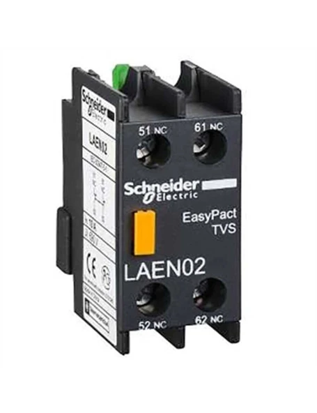 Schneider Laen02 Easypact Tvs - Yardımcı Kontak Bloğu - 2 Nk - Vidalı-Kelepçe Terminalleri ürün görseli 1