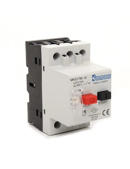 Emas MKS1TM-10 6,30-10,0A MKS Motor Koruma Şalteri ürün görseli 1
