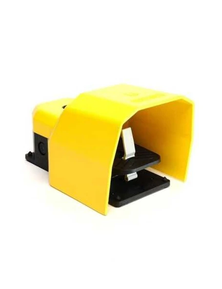 Emas PPKS11BX10 PPK Serisi Plastik Korumalı 1NO+1NC Tekli Sarı Plastik Pedal ürün görseli 1