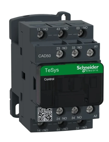 Schneider Cad50M7 Tesys D Kontrol Rölesi - 5 Na - <= 690 V - 220 V Ac Standart Bobin ürün görseli 1