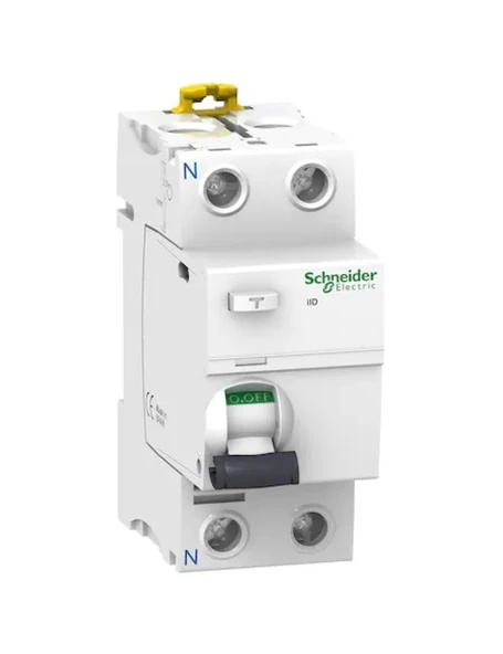 Schneider Acti 9 A9R41263 63 A 30 mA Monofaze Kaçak Akım Koruma Rölesi ürün görseli 1