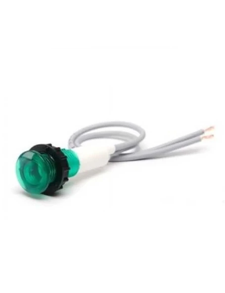 Emas S100NY S Serisi Plastik 230V AC Yeşil 10 mm Sinyal ürün görseli 1
