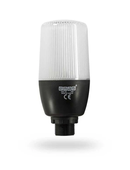 Emas IF5M220ZM05 IF Serisi Çok Renkli 220V AC Buzzerlı Sabit Anahtar Kontrollü M22 Vidalı LED İkaz 55mm ürün görseli 1