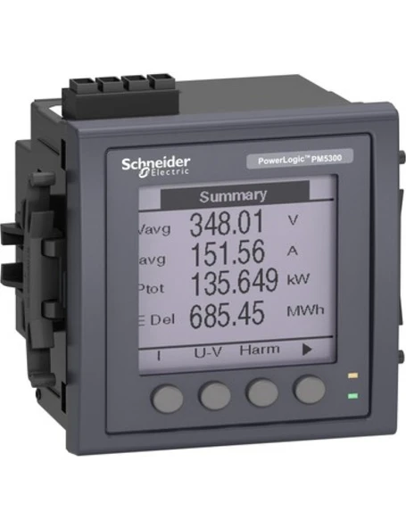 Schneider METSEPM5310 Enerji Analizörü - PM5310 MODBUS-31.HARM-256K 2dı/2do 35 Alarm-Pano ürün görseli 1
