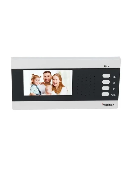 Netelsan M.U.AVR.00001 Alvara 4.3'' Renkli Şube Görüntülü Diafon ürün görseli 1