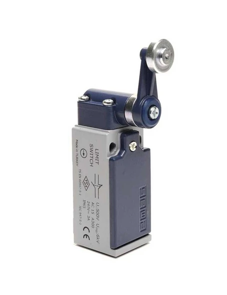 Emas L51K13MEM121 L51 Metal Gövde 18 mm Metal Kollu Makara Ani Hareketli 1NO+1NC Sınır Şalter ürün görseli 1