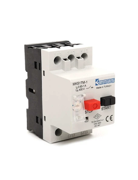 Emas MKS1TM-1.6 1,00-1,60A MKS Motor Koruma Şalteri ürün görseli 1